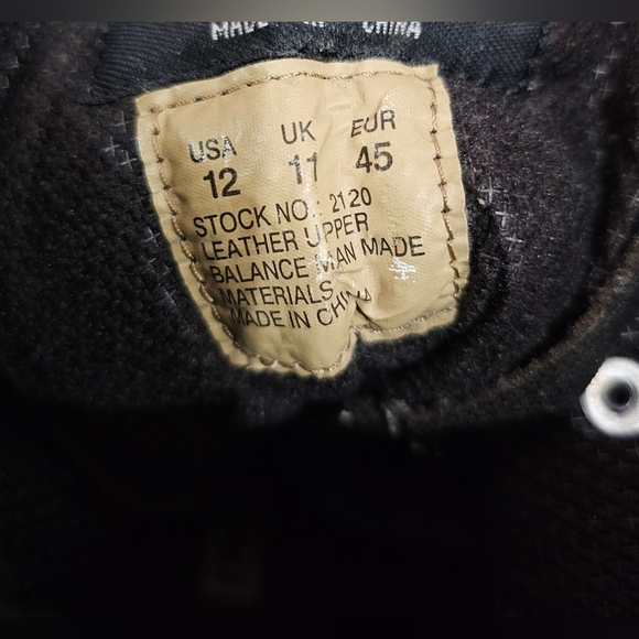 Men's Bates Enforcer Series Steel Toe Safety Protective Black Work Boots Size 12 - Picture 11 of 12